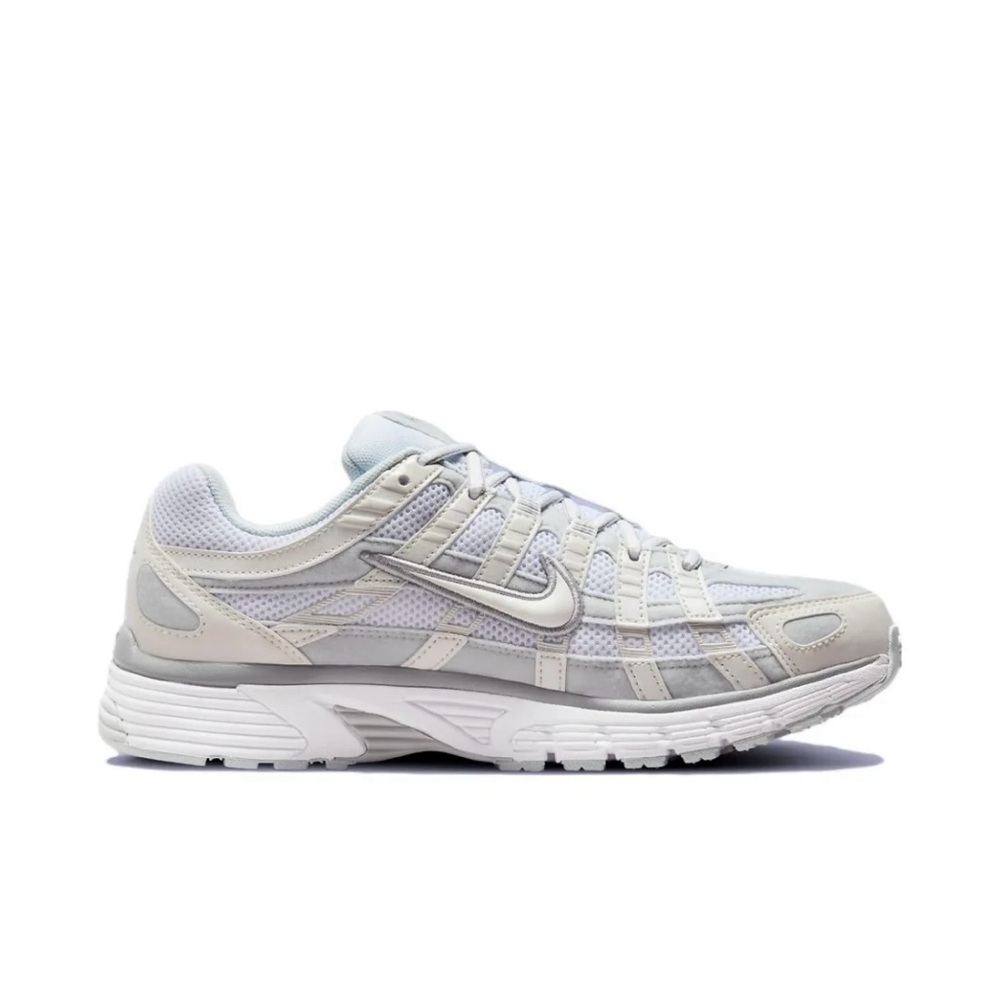 Nike Womens P-6000 Summit White Pure Platinum Running Shoe Wolf Grey FV6603-101 - Picture 3 of 12